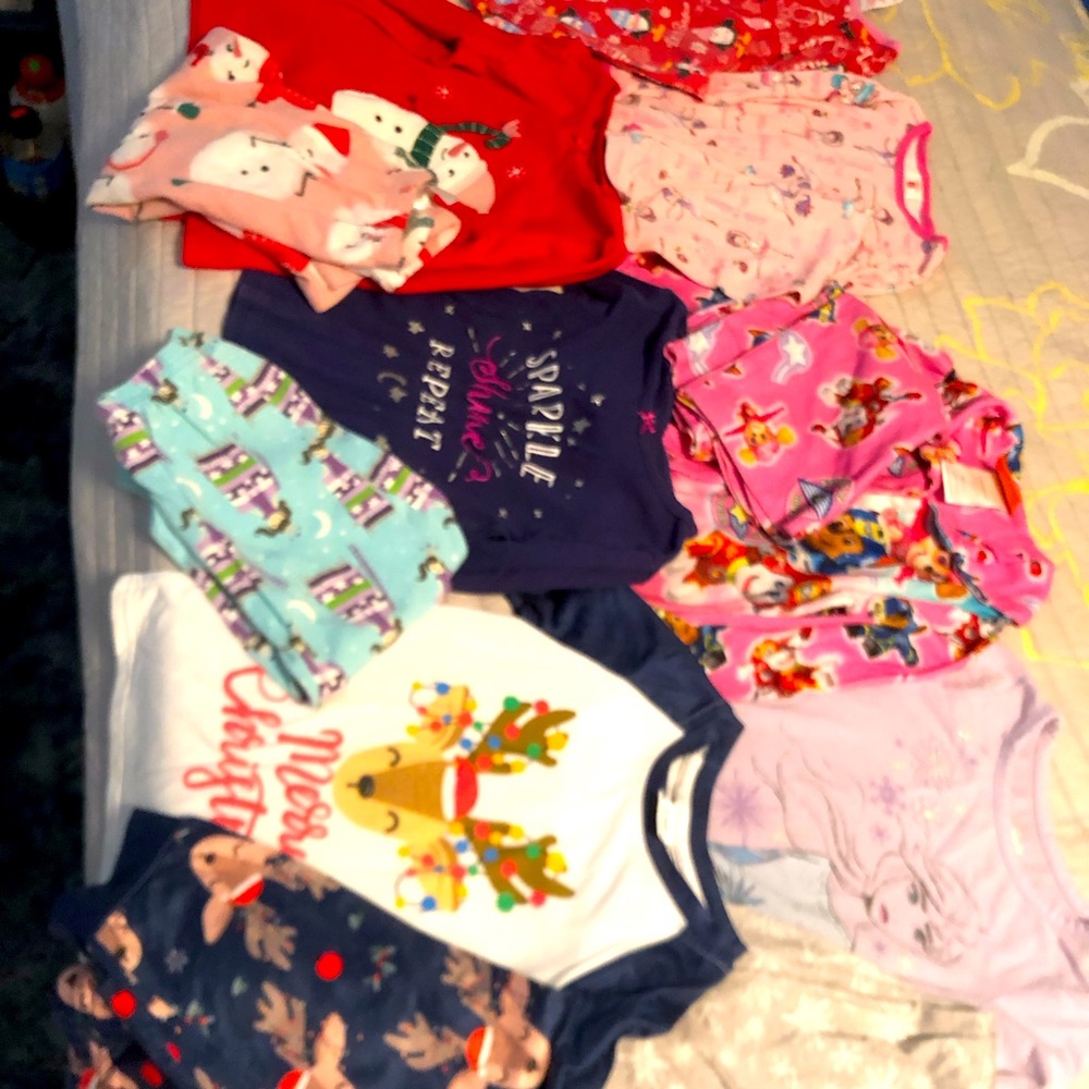 6 pairs of pajamas